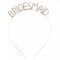 Rhinestone Bridesmaid Headband Bridal Shower Bachelorette Party Headbands (Gold)
